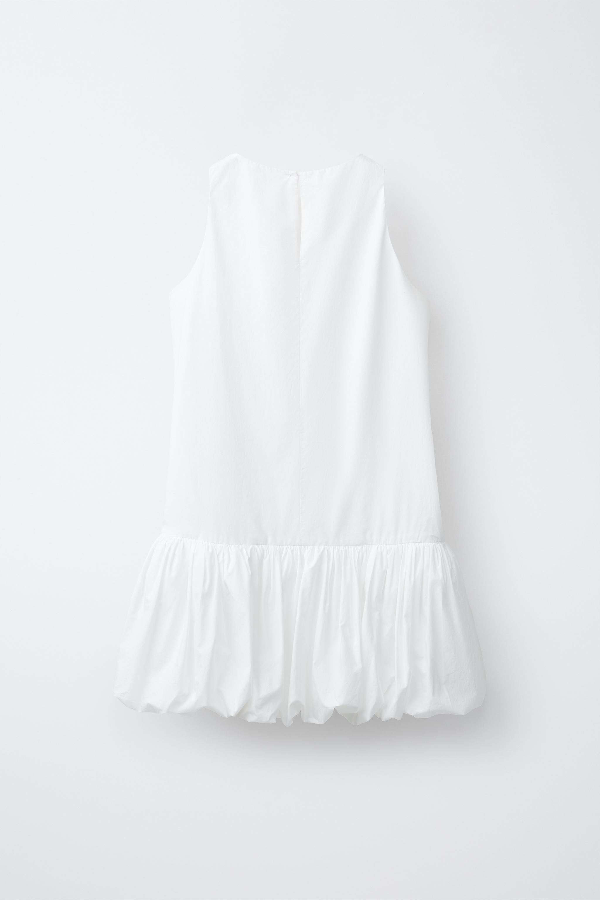 JEWEL FLOWER HALTER NECK DRESS